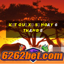 kết quả xổ số ngày 6 tháng 8