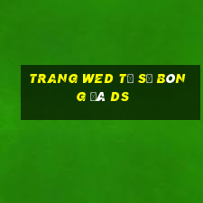 trang wed tỷ số bóng đá ds