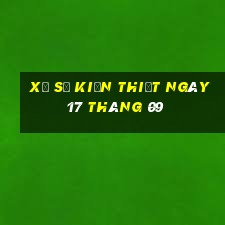 xổ số kiến thiết ngày 17 tháng 09