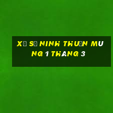 xổ số ninh thuận mùng 1 tháng 3