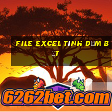 file excel tính dầm bẹt