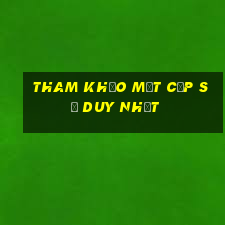 tham khảo một cặp số duy nhất