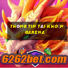 thông tin tài khoản garena