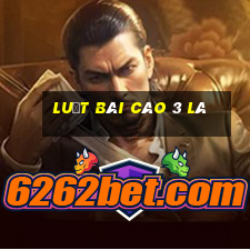 luật bài cào 3 lá