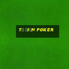 Từ điển poker