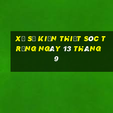 xổ số kiến thiết sóc trăng ngày 13 tháng 9