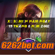 xổ số miền nam ngày 15 tháng 8 năm 2002