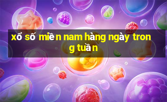 xổ số miền nam hàng ngày trong tuần