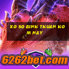 xo so binh thuan hom nay