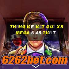 THỐNG KÊ KẾT QUẢ XS Mega 6 45 Thứ 7