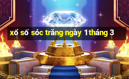 xổ số sóc trăng ngày 1 tháng 3