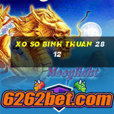 xo so binh thuan 28 12