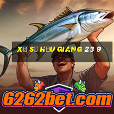 xổ số hậu giang 23 9