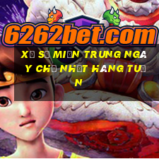 xổ số miền trung ngày chủ nhật hàng tuần