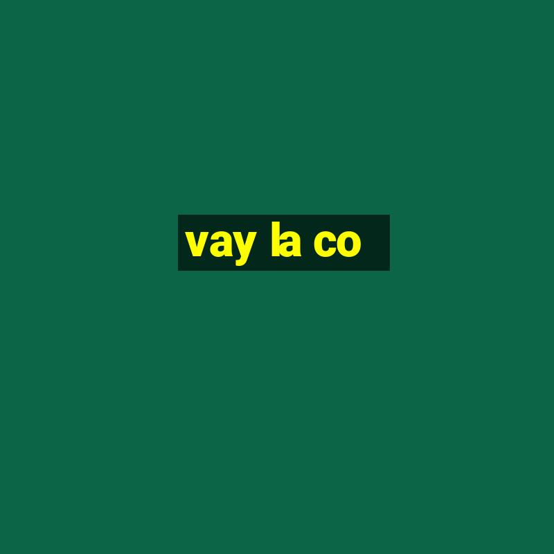 vay la co