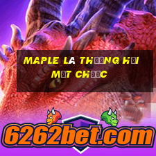 Maple lá Thượng Hải mạt chược