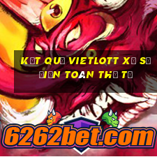 Kết quả vietlott xổ Số Điện Toán thứ tư