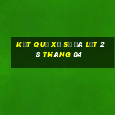 kết quả xổ số đà lạt 28 tháng 04