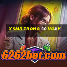 xsmb trong 30 ngày