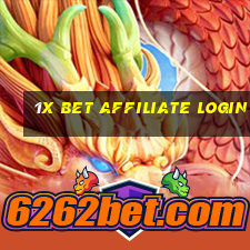 1x bet affiliate login