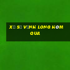 xổ số vĩnh long hôm qua