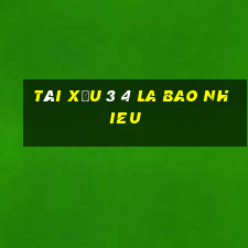 tài xỉu 3 4 la bao nhieu