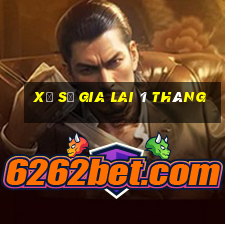 xổ số gia lai 1 tháng