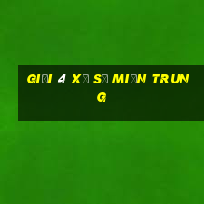 giải 4 xổ số miền trung