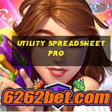 utility spreadsheet pro