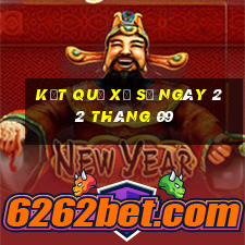 kết quả xổ số ngày 22 tháng 09