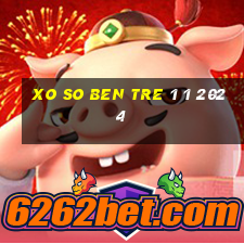 xo so ben tre 1 1 2024