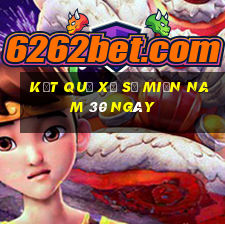 kết quả xổ số miền nam 30 ngày