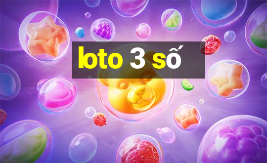 loto 3 số