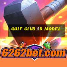 golf club 3d model