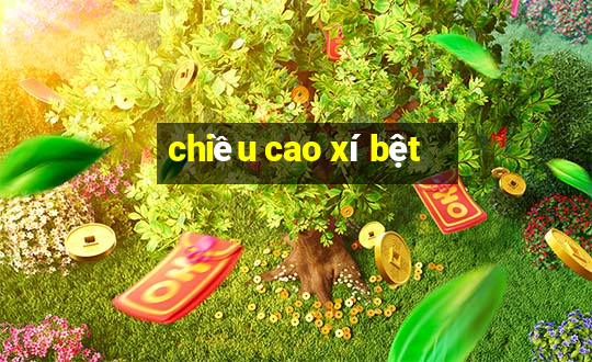 chiều cao xí bệt