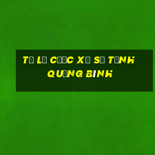 Tỷ lệ cược xổ số Tỉnh Quảng Bình