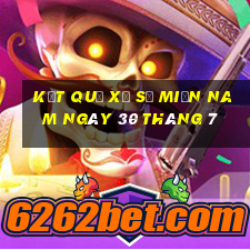 kết quả xổ số miền nam ngày 30 tháng 7