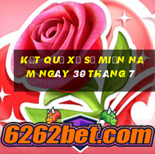 kết quả xổ số miền nam ngày 30 tháng 7