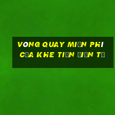 vòng quay miễn phí của khe tiền điện tử