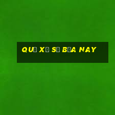 quả xổ số bữa nay