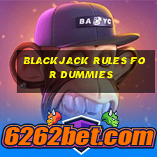 blackjack rules for dummies