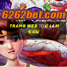 Trang web được làm sạch