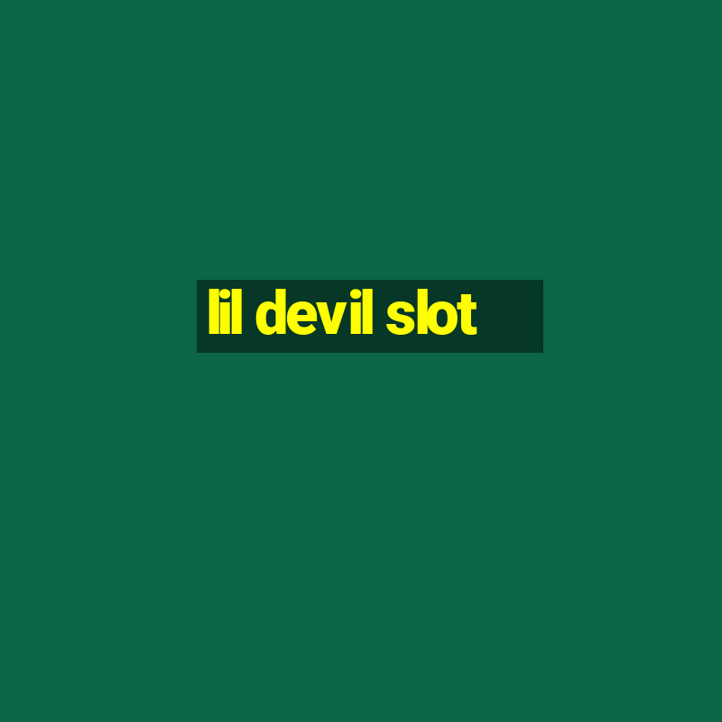 lil devil slot