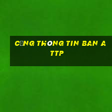 cổng thông tin ban attp