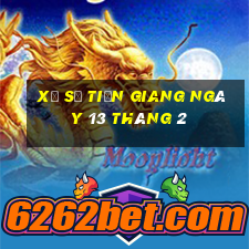 xổ số tiền giang ngày 13 tháng 2