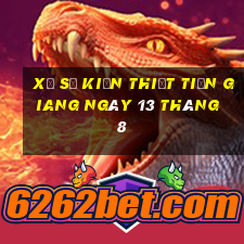 xổ số kiến thiết tiền giang ngày 13 tháng 8