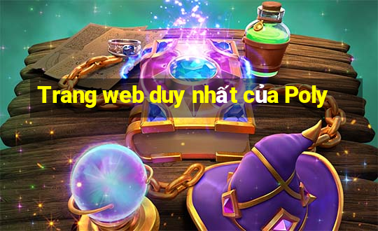 Trang web duy nhất của Poly