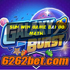 Sun Win Game Bài Go Math