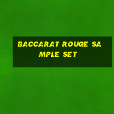 baccarat rouge sample set