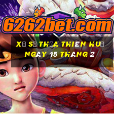 xổ số thừa thiên huế ngày 15 tháng 2